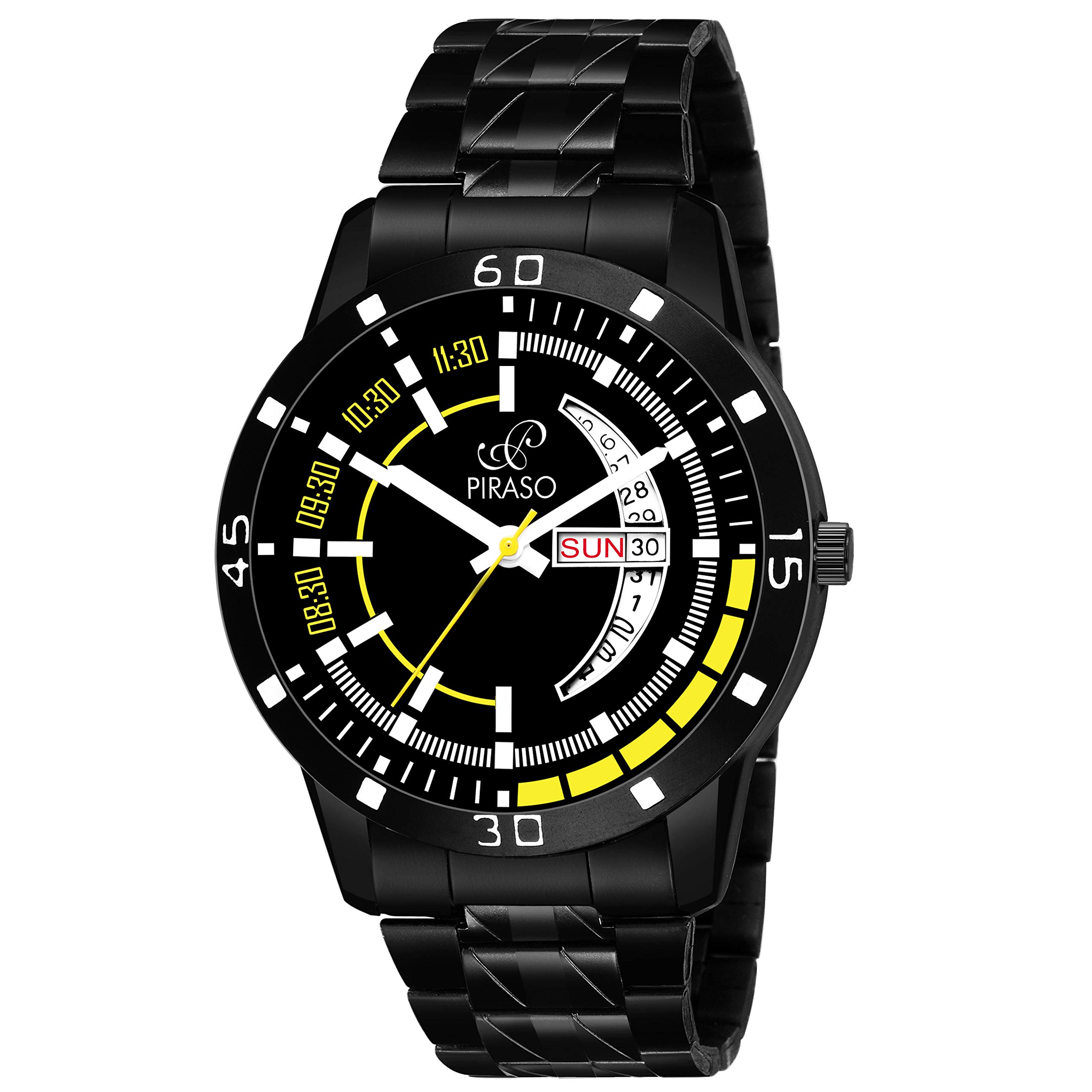 Piraso Analog Black Dial Mens Watch-27-BLACK-CK-YL (B07P1PLVZ5) Amazon Price History, Amazon Price Tracker