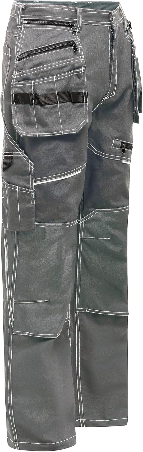 Notus Men’s Tactical Utility Work Pants Detachable Holster Pockets Reinforced Knees Cargo Pocket Tool Bag Construction Pants