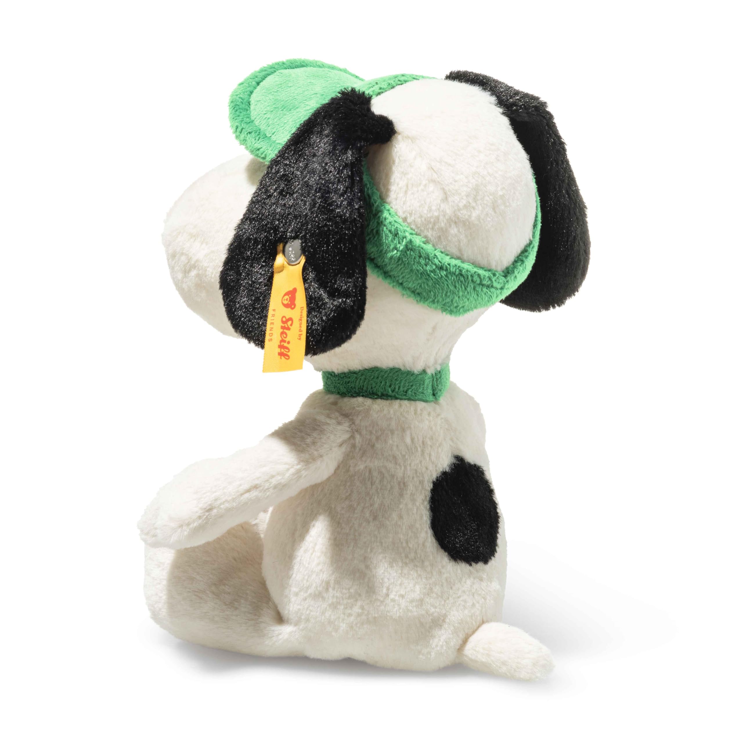 Steiff Pluszowa zabawka Snoopy Tennis, Icona Sportiva Versione Soffice, Bambini, Maschi & Femmine, Amici, 22 cm, Bianco, 024832