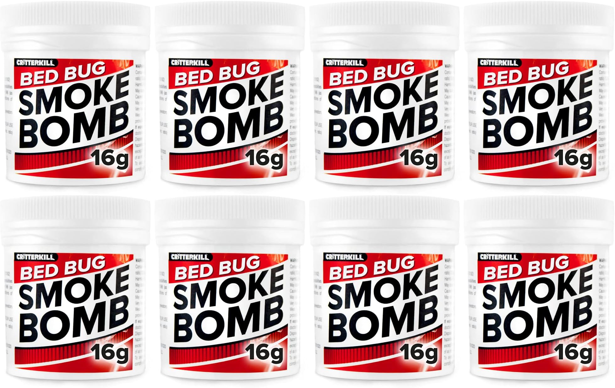 CritterKill 16g Bed Bug Smoke Bomb Fogger Fumigator | Kills Bedbugs | Professional Strength Product (8)