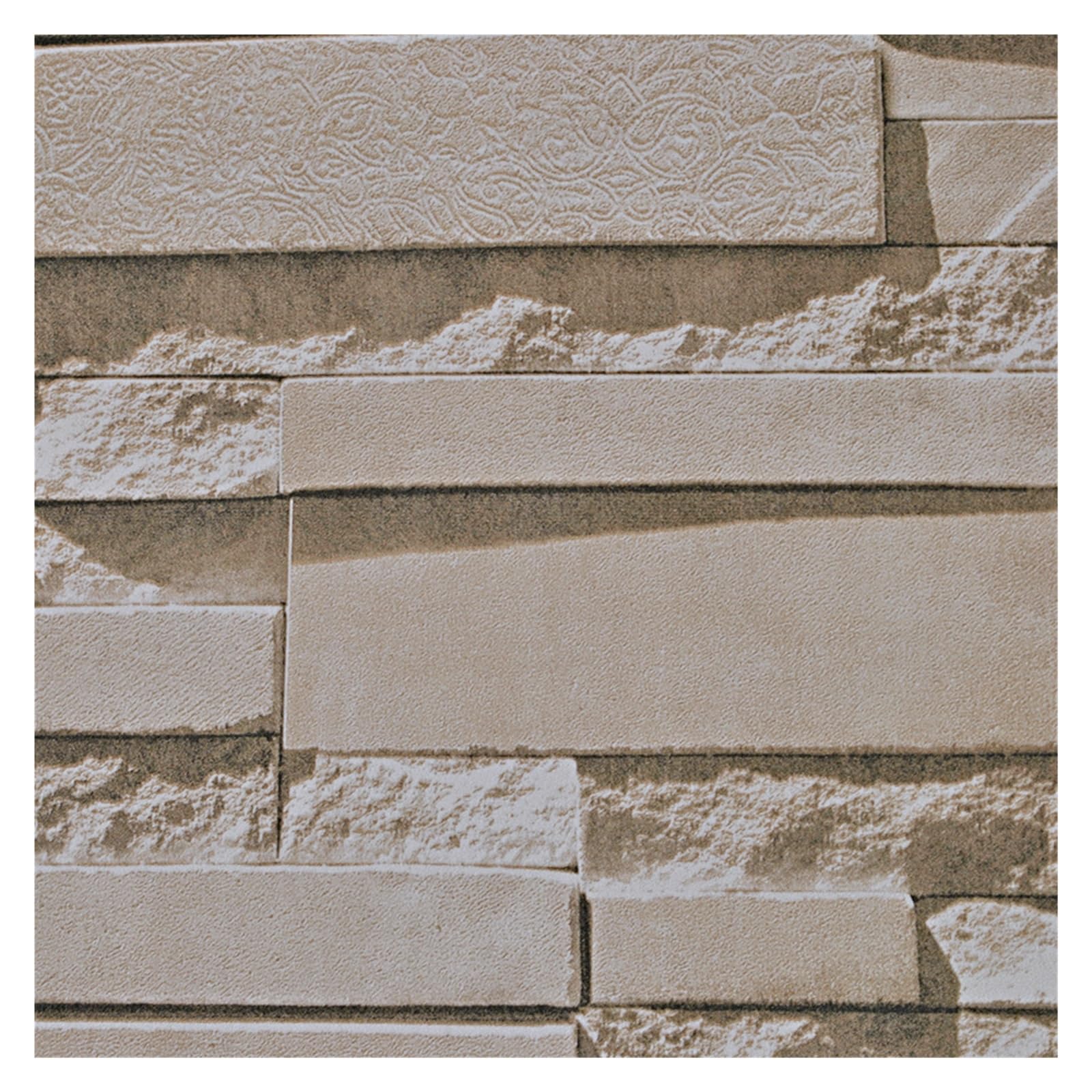 Wwpmnqd 0.53*9.5M Wallpaper 3D Imitation Brick Pattern Wallpaper Bedroom Living Room Tv Background Wall Clothing Store Culture Stone Abstract For Living Room(Color03)