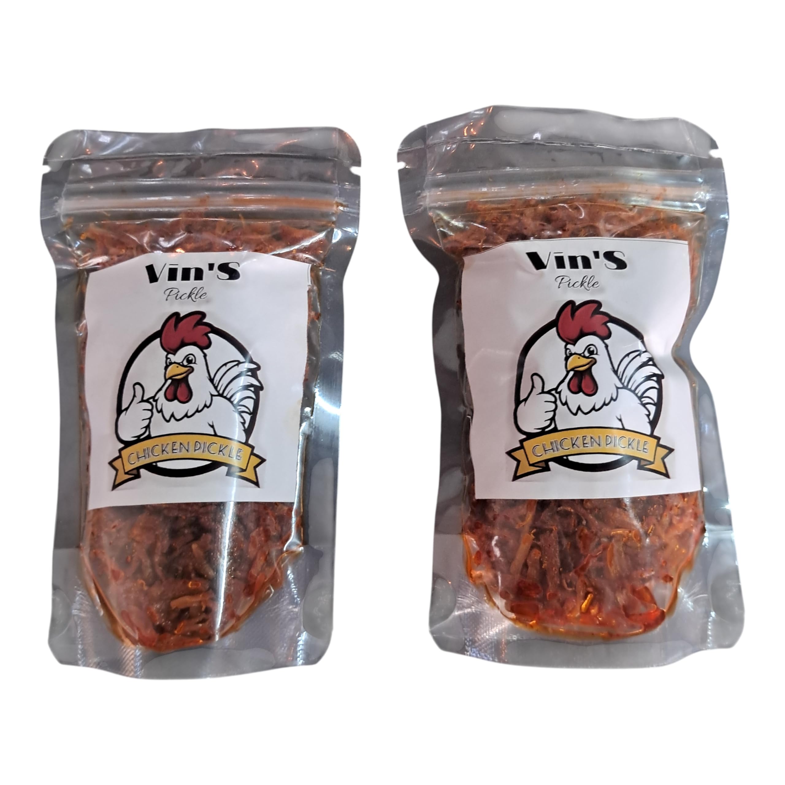 Made In Nagaland | Vin's Pickle Chicken Pickle, King Chilli Ginger Garlic Sichuan, Red Chilli Powder, Vinegar, Salt, Veg Oil. 60g. Pack of 2-image-14