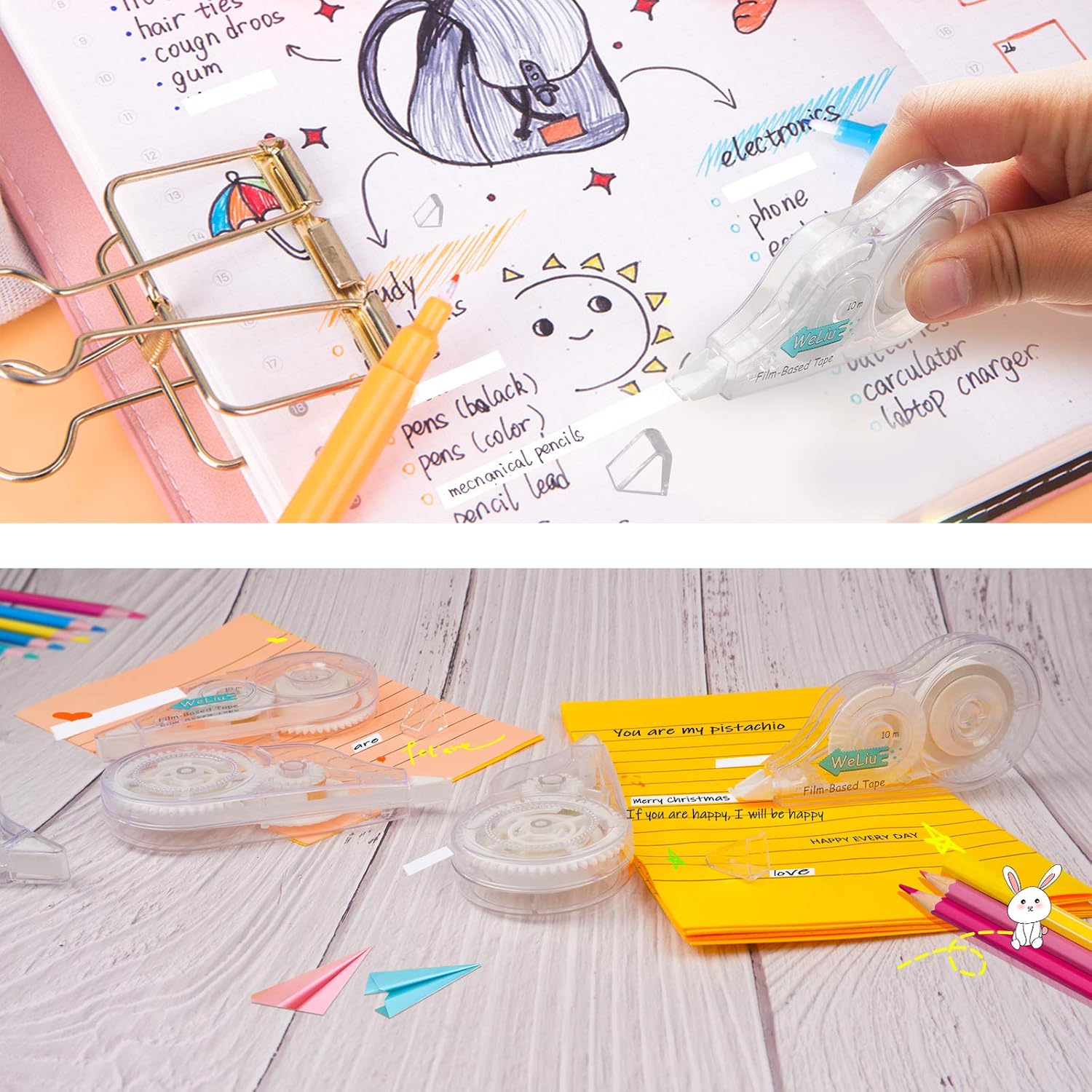 WeLiu Correction Tape, White, 16 count : Office Products