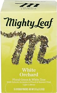 Mighty Leaf Tea White Orchard Tea, 15 Count