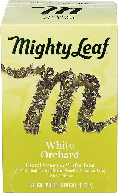 Mighty Leaf Tea White Orchard Tea, 15 Count