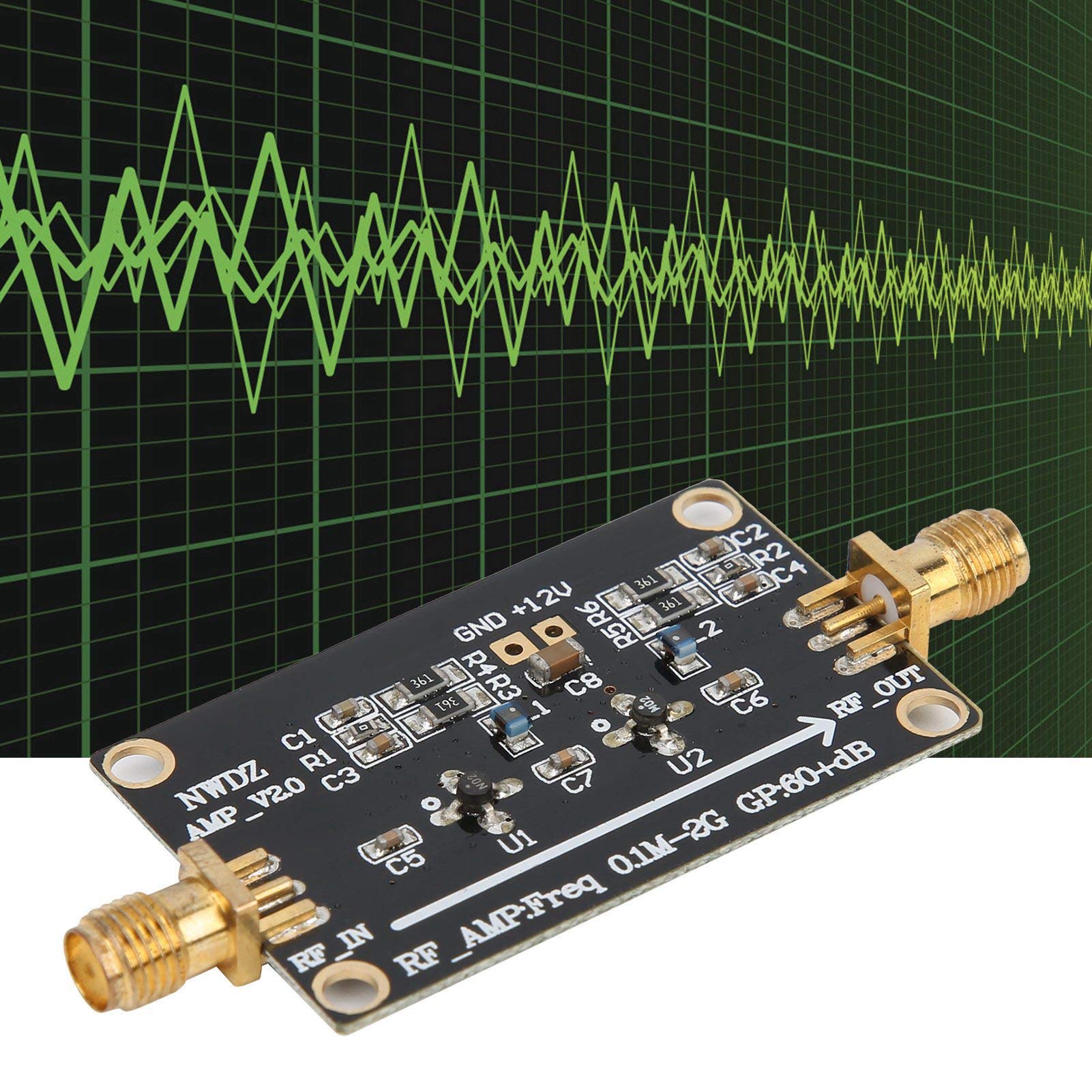 Broadband Amplification Module Amplification Module Supplies 60dB High Gain Low Noise Wide frequency range, high gain