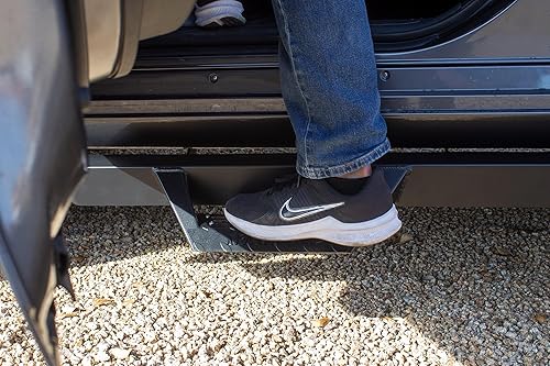 Miniatura 9 de Raptor Series Magnum RT Drop Steps - Estribos negros compatibles con Tundra CrewMax 2022-2025 4 puertas completas