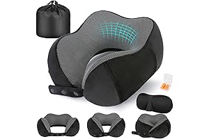 Adjustable Comfort Neck Pillow for a Soothing Flight