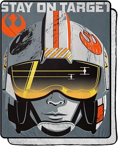 Northwest Star Wars - Manta Sherpa de seda táctil, 40 x 50 pulgadas, vista de visera disponible en Yaxa El Salvador