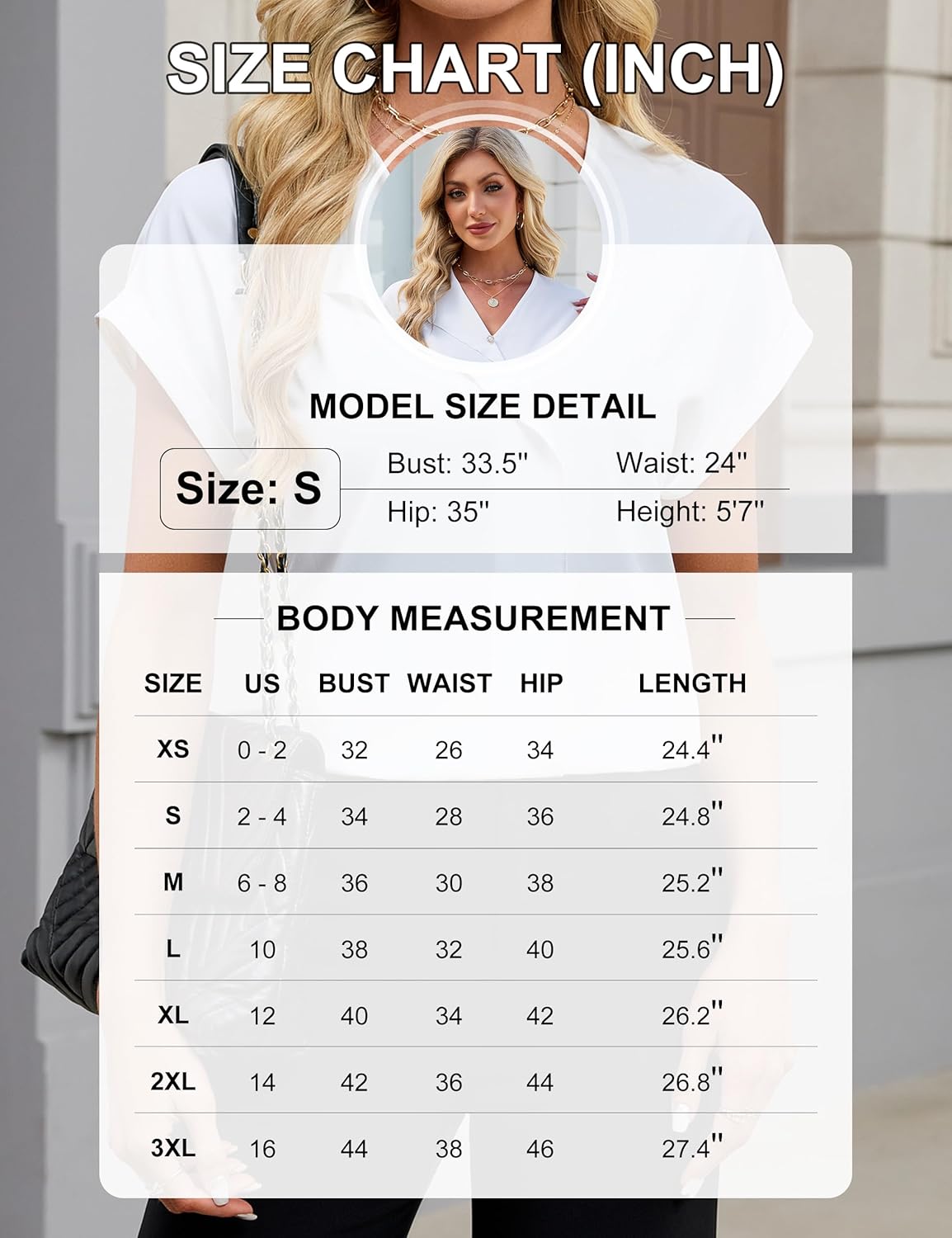 Blooming Jelly Women's Dressy Casual Blouses Ladies Business Work Tops V Neck Summer Trendy Short Sleeve Shirts - Image 6