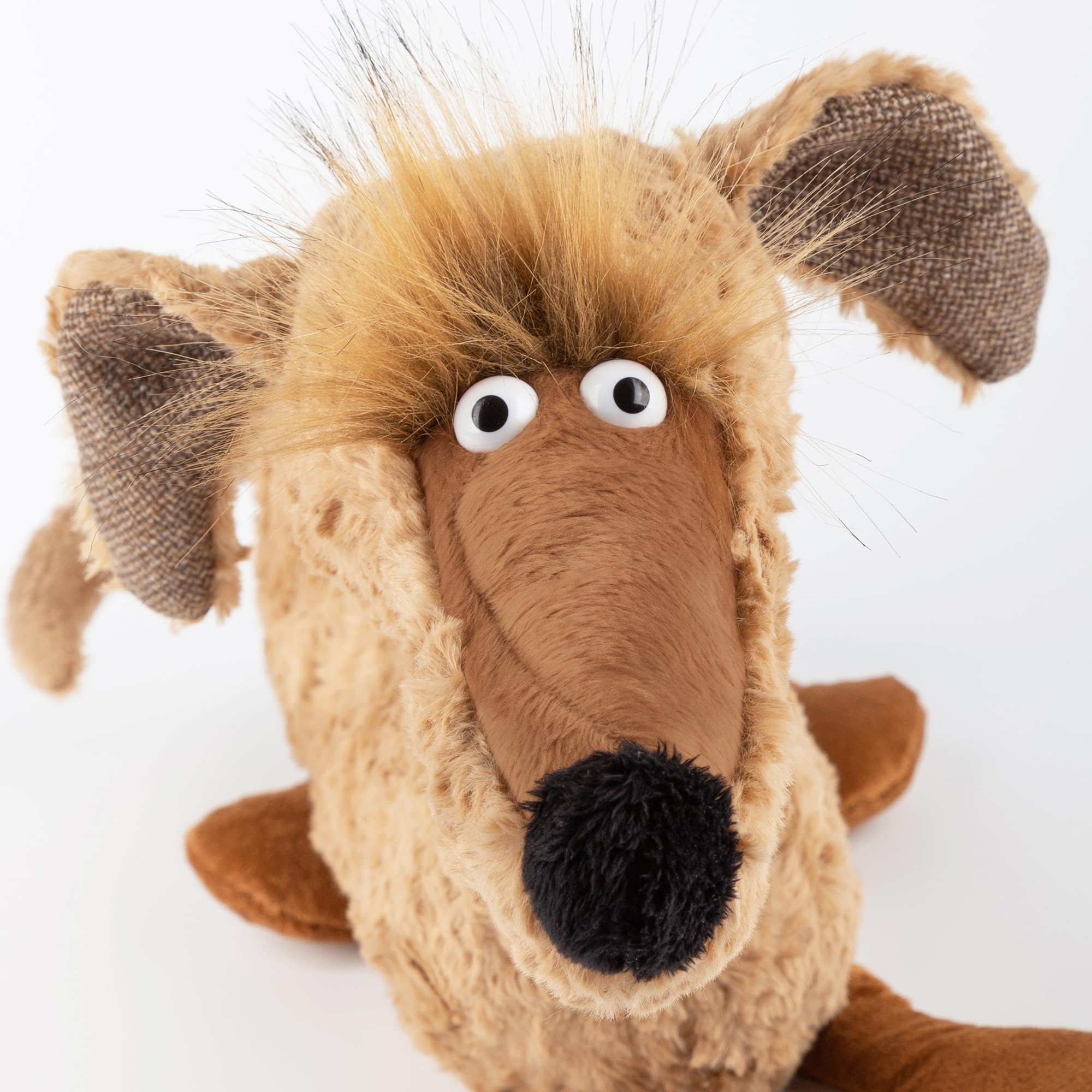Sigikid 31013 - Peluche de Perro Salchicha, Color marrón