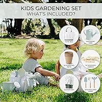 Vista 3 de ZICOTO El mejor juego de jardinería para niños: el juego de jardinería perfecto para niños pequeños con herramientas duraderas y seguras para una