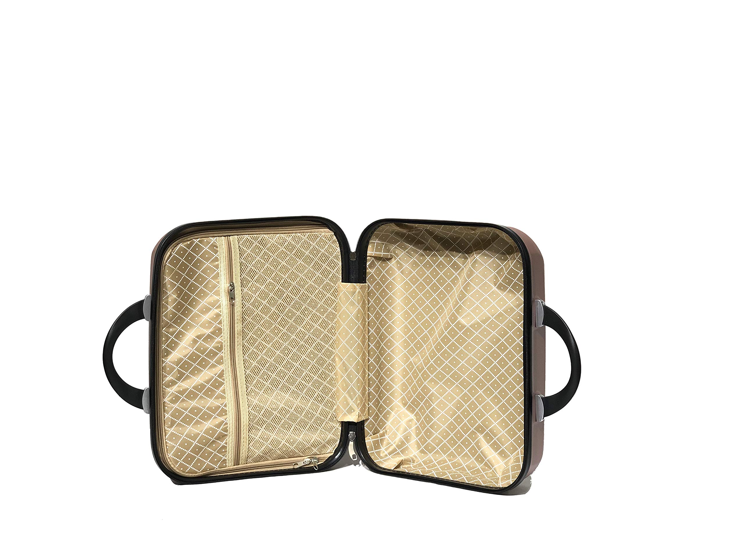 Beauty Case - Vanity Case Materiale Rigido - 17pollici - 5806 Oro Rosa