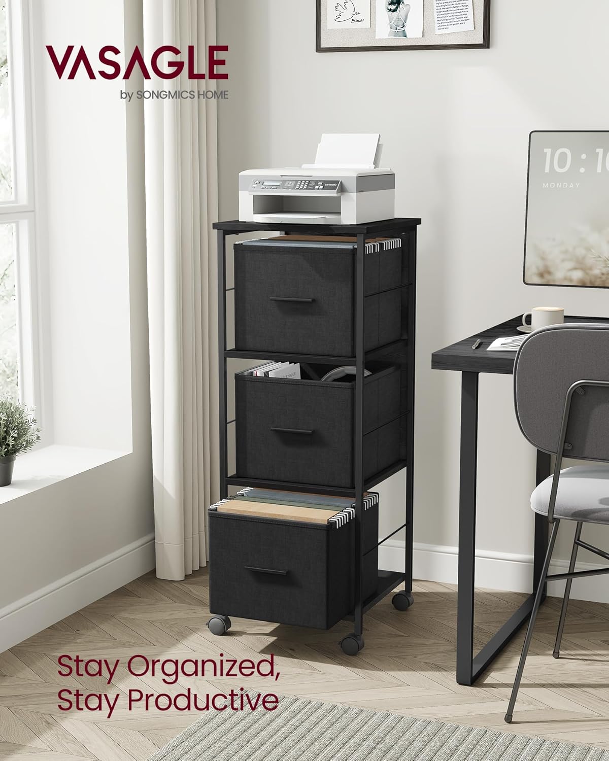 Soporte Magnético Para Archivos A4 - Pack 2 Unidades, Blanco, Para Nevera O Pizarra Metálica