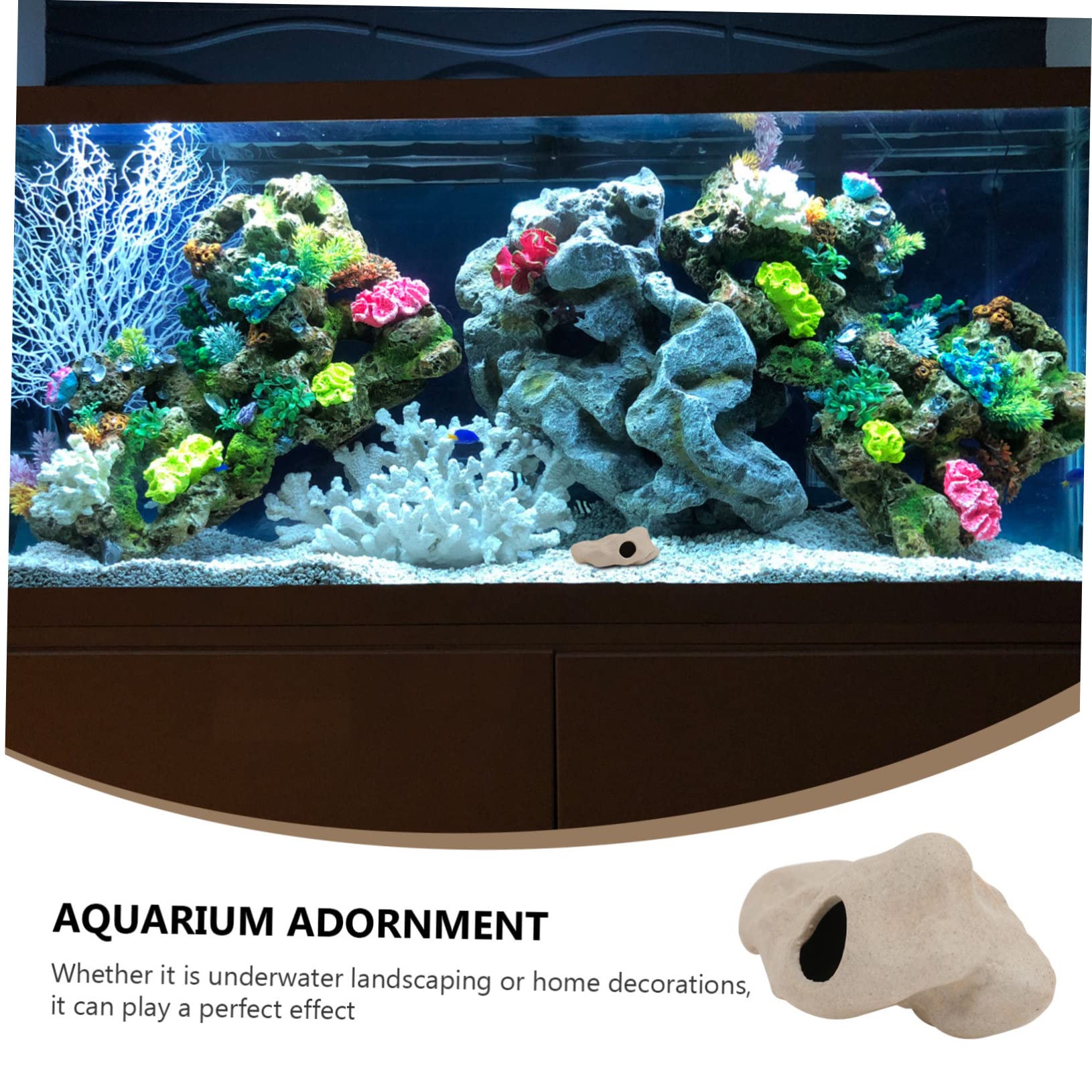 BESPORTBLE 9stücke Keramische Garnelenhöhlen Für Aquarien Dekorative Landschaftselemente Für Fischtanks Verstecke Und Laichnester Und Langlebig