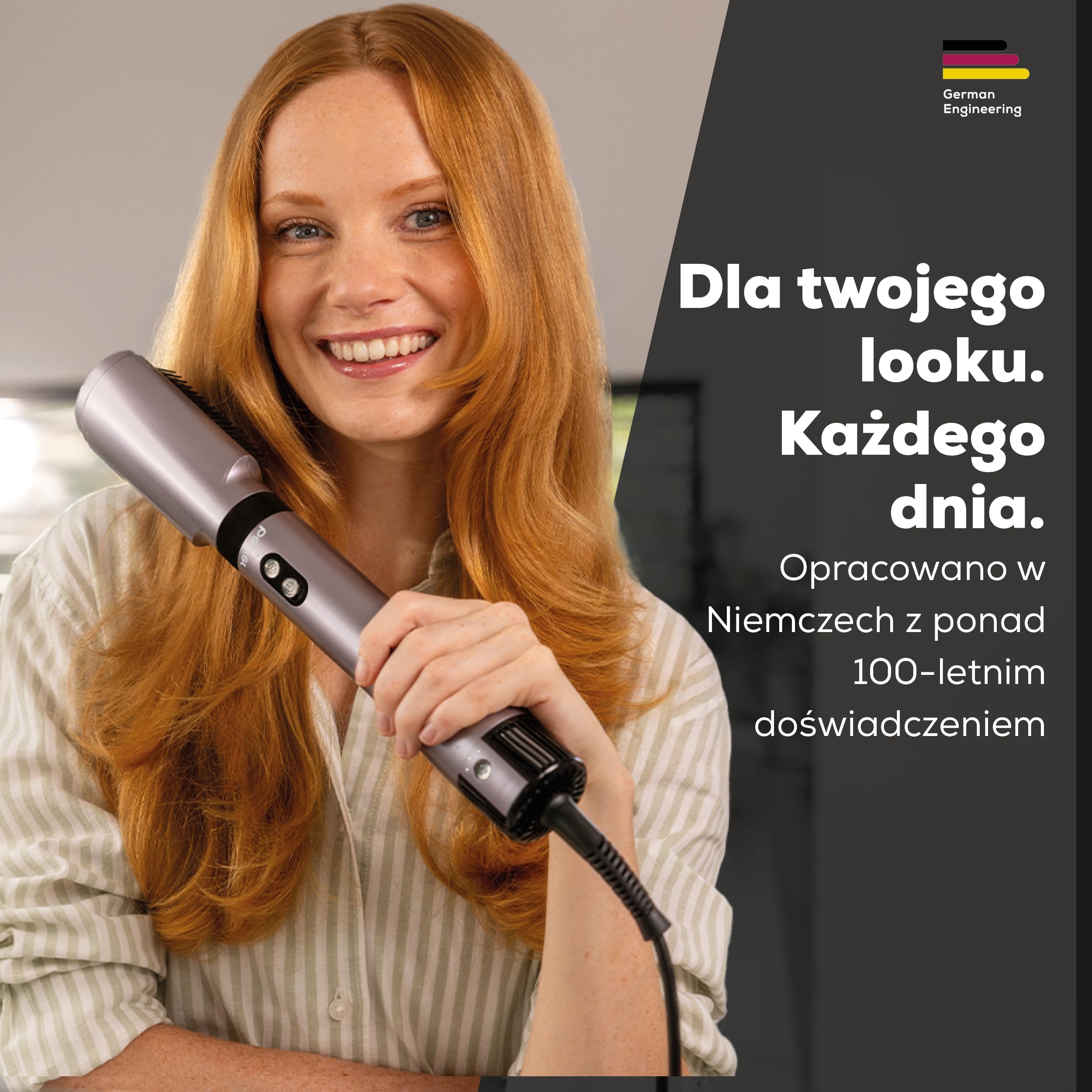 Beurer HT 110 5-w-1 Airstyler, wielofunkcyjny styler do włosów do loków, prostowania i objętości, delikatne stylizowanie dla wszystkich typów włosów, ceramika-turmalin, technologia jonowa, 5 nasadek