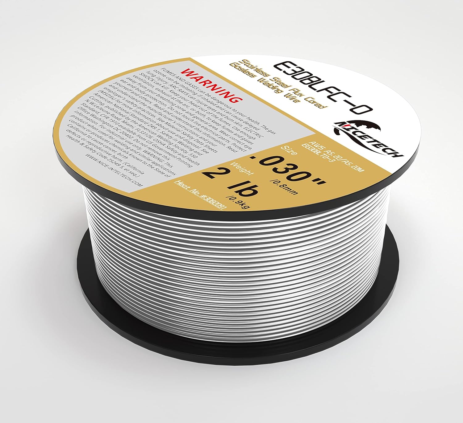 Buy Gasless Flux Cored Welding Wire, Stainless Steel, E308LFCO. 030