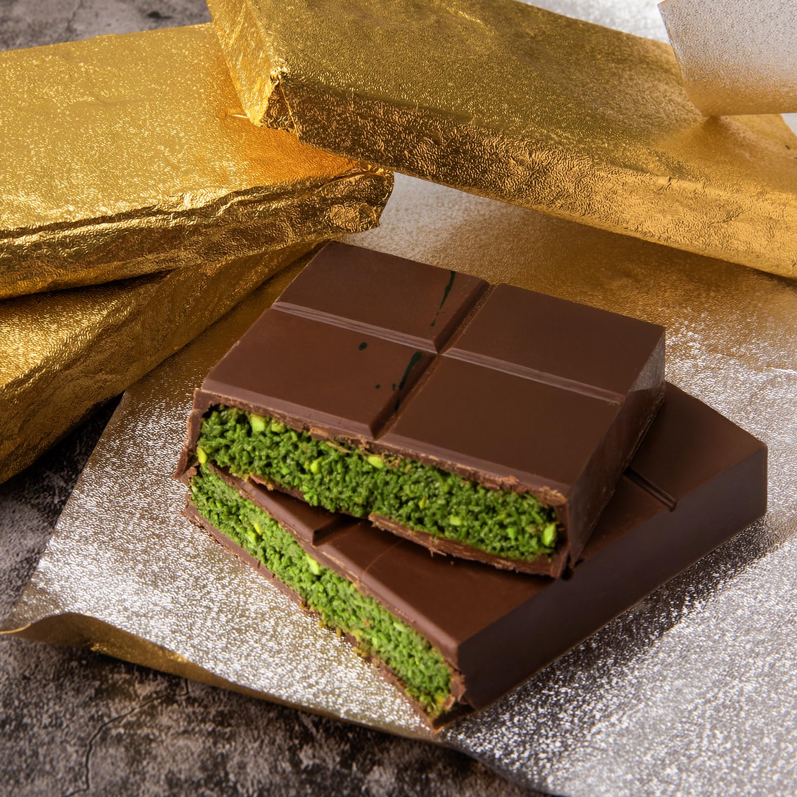 600 Pcs Foil Wrappers For Chocolate, VEINARDYL 8cm-20cm Candy Bar Wrappers For DIY Candies, Fudge, Brownies, Caramel, Sweets For Homemade Gift Party