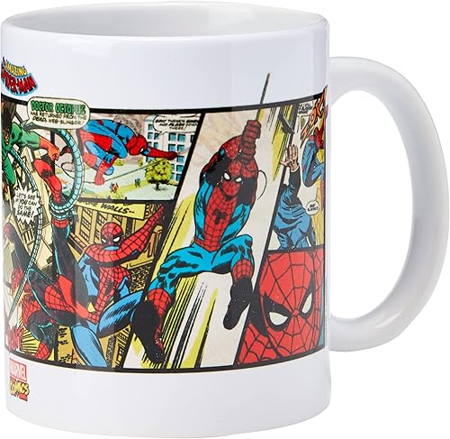 Taza de Marvel Comics Spider-Man paneles Pyramid International tazas