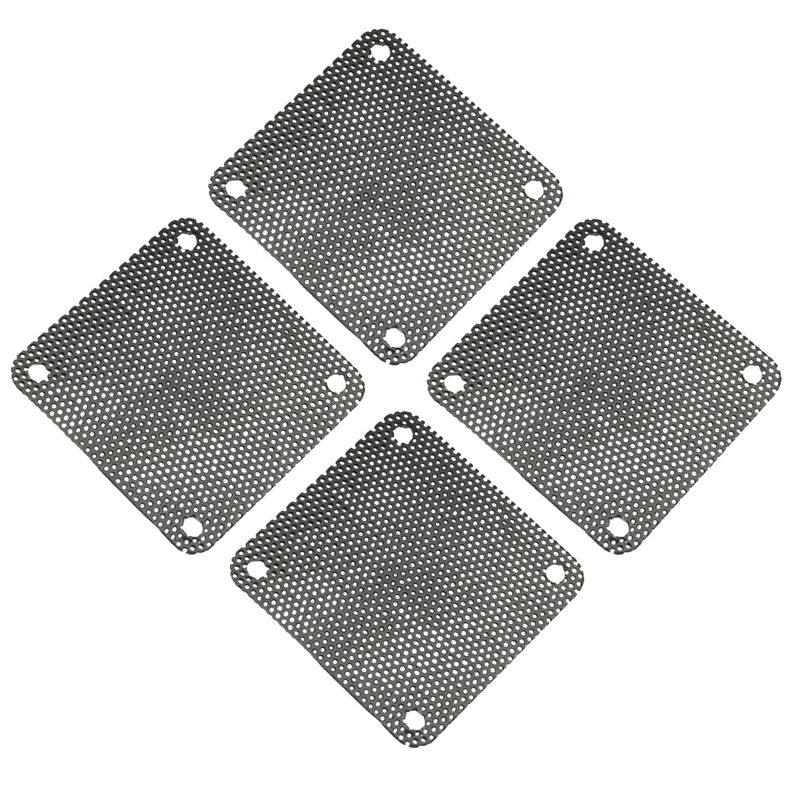 Kemcatui PC Fan Dust Filter, 40mm x 40mm, 10Pcs, Black