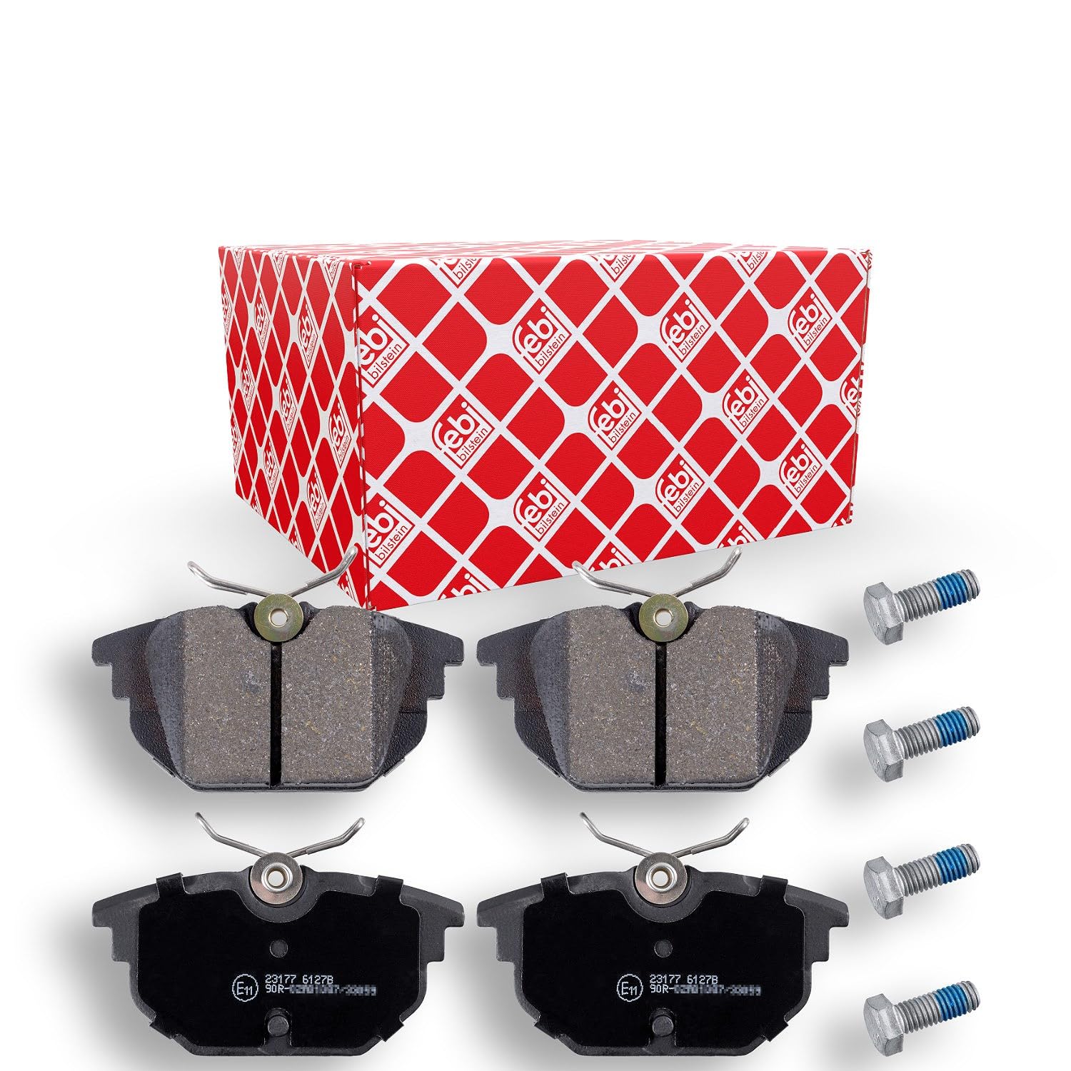 febi bilstein 16172 Brake Pad Set with bolts, 1 unit