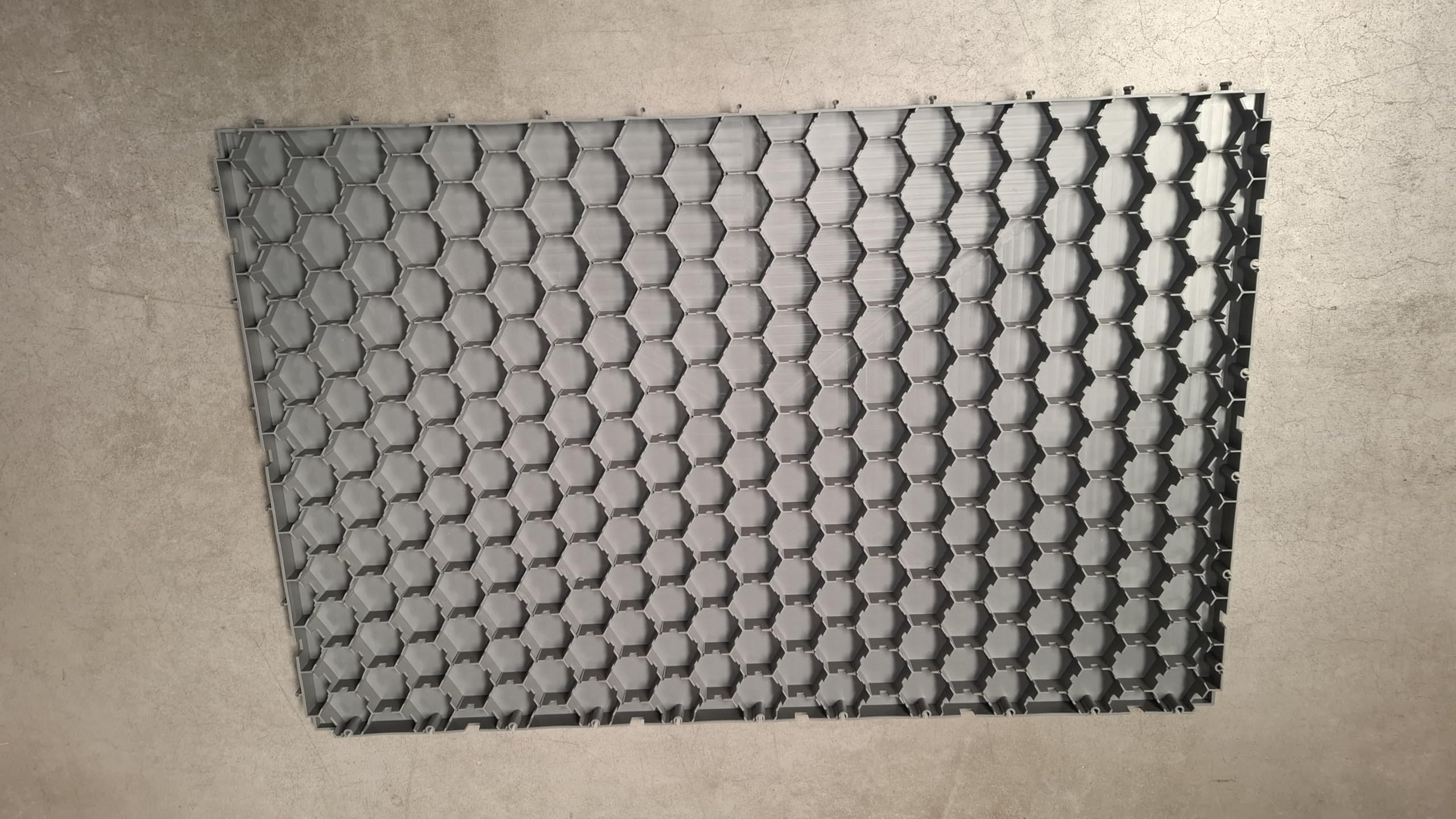 INTEC - Pack de 6 Dalles Clipsables Grises en Polypropylène 4,61m² - Sol Extérieur et Intérieur pour Terrasse, Garage et Atelier - Robustes, Antidérapantes et Montage Rapide