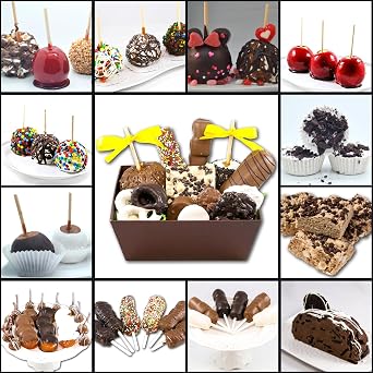 US Sweets Chocolate Covered Pretzel Sticks - Pretzel Sticks Dipped & Drizzled in Caramel & Chocolate | Gourmet Candy Treat | Delicious Gift | Handmade in Small Batches | to Arrive Fresh