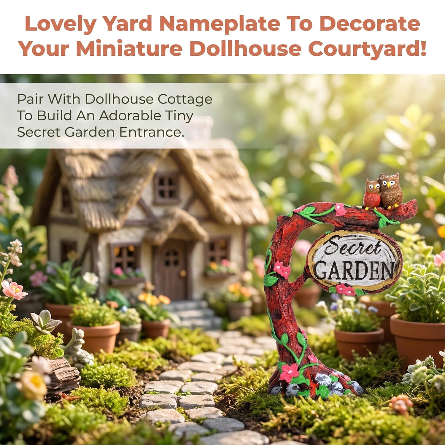 Fairy Garden Accessories Signpost Miniature Garden Figurines