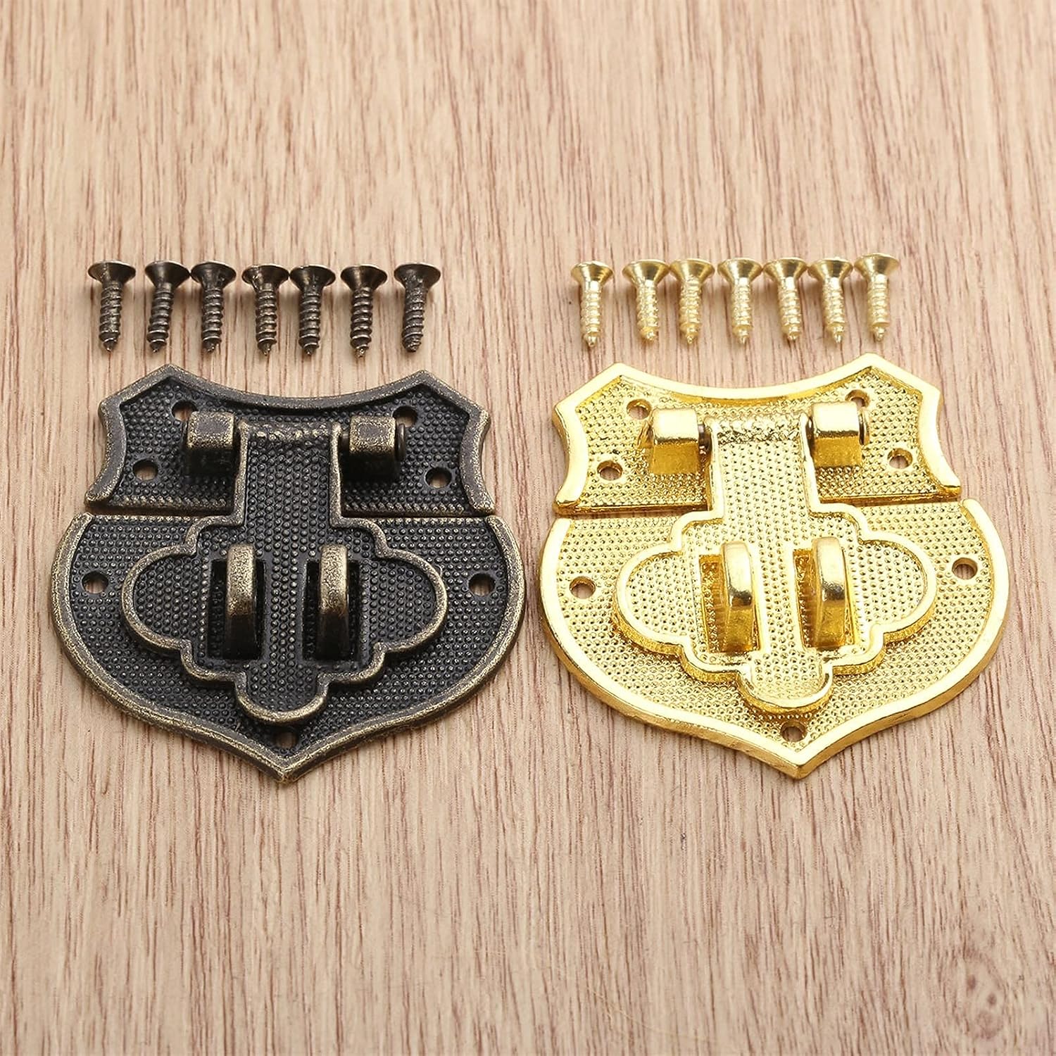 Retro Brass Hinges,Antique Hinges,Folding Bronze Butt Hinges,Hardware Hinge Hinge Copper/Gold Box Hasp Lock Box Suitcase Buckle Buckle Padlock Furniture Hardware 3838mm