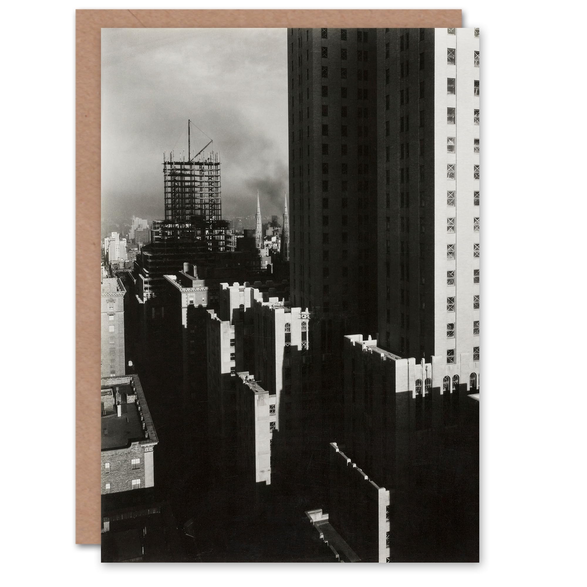 Artery8 Alfred Stieglitz Art Card View from the Shelton New York Cityscape