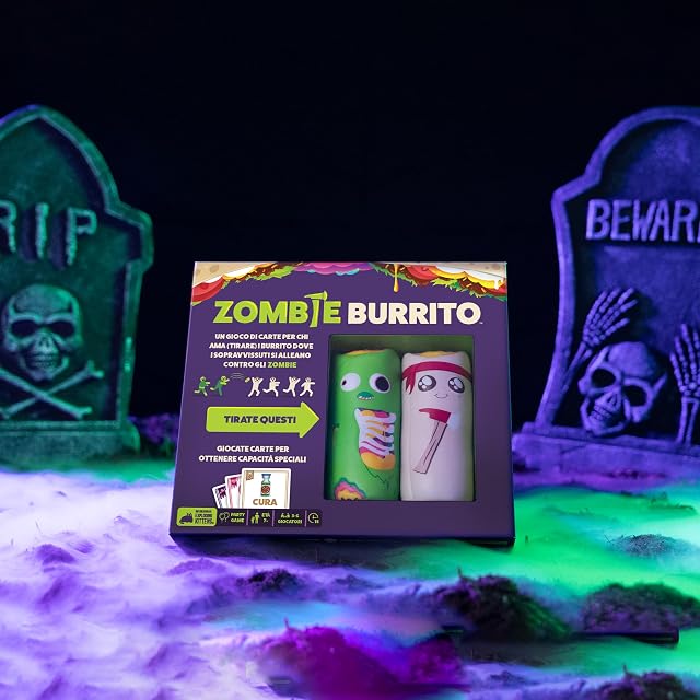 Foto 2 de 7 de Asmodee Zombie Burrito, Juego de Mesa, 7+ años, 2-5 Jugadores, edición en Italiano
