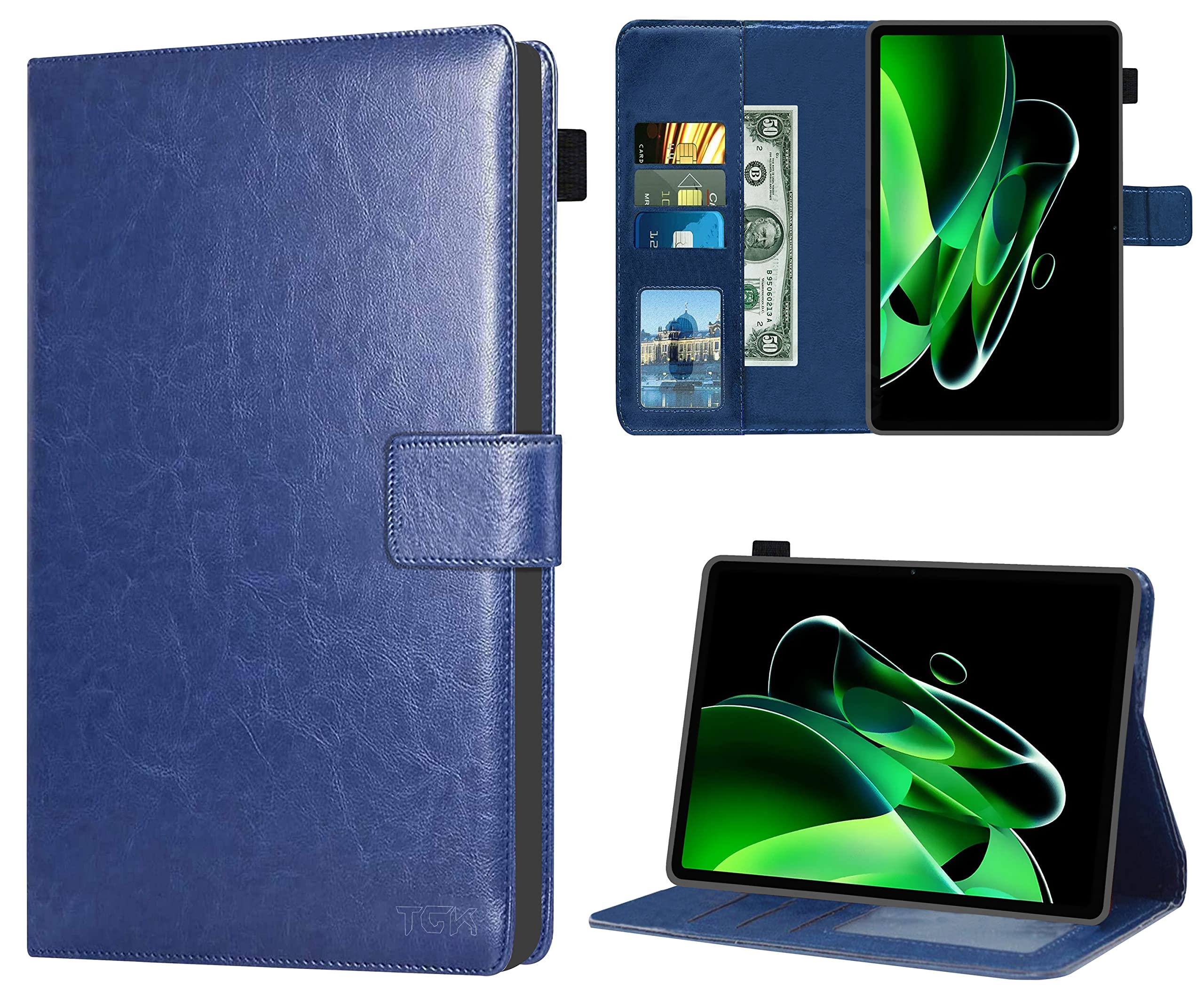 TGK Wallet Leather Flip Case Cover for Realme Pad X 11 inch Tablet, Blue (B0B8ZNZZLP) Amazon Price History, Amazon Price Tracker