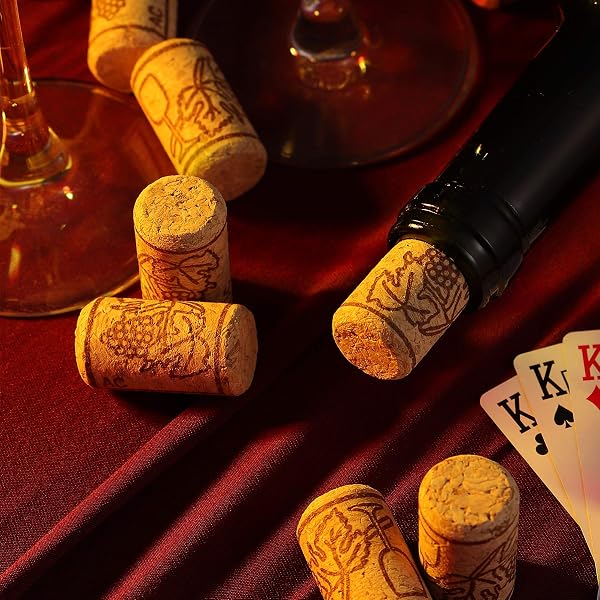 100 unids de Corchos de Vino Tapones de Botella de Corcho Natural/Corchos de Vino/Corcho para Manualidades,decoración y pasatiempos(2.1 x 4 cm) - 3