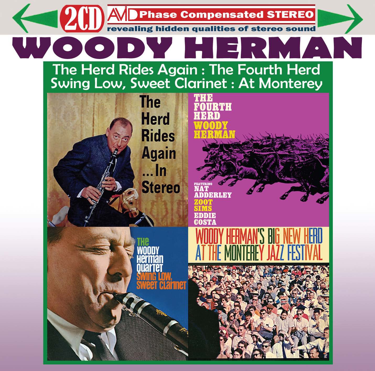 Woody Herman Four Classic Albums The Herd Rides Again, The Fourth Herd, Swing Lo