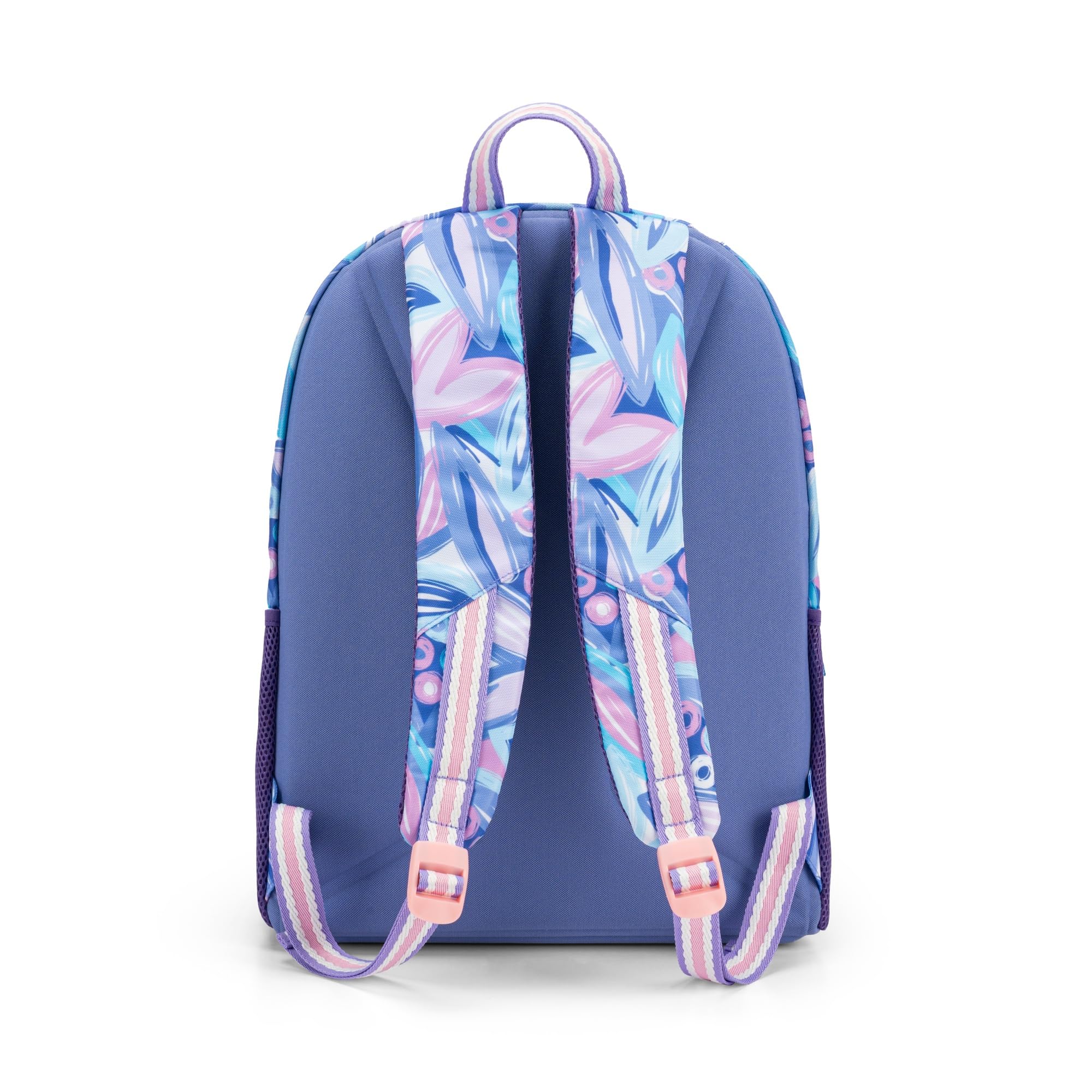 WWF - Zaino Scuola Ufficiale WWF, 2 Ampi Vani, 1 Tasca Frontale, 2 Tasche Laterali n Rete, Spallacci Imbottiti, Retro e Fondo Termoformati, Chiusure a Zip, 32x43Hx23cm