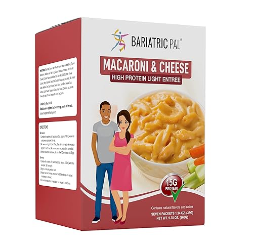 BariatricPal High Protein Light Entree - Macarrones cremosos y queso (paquete de 1)