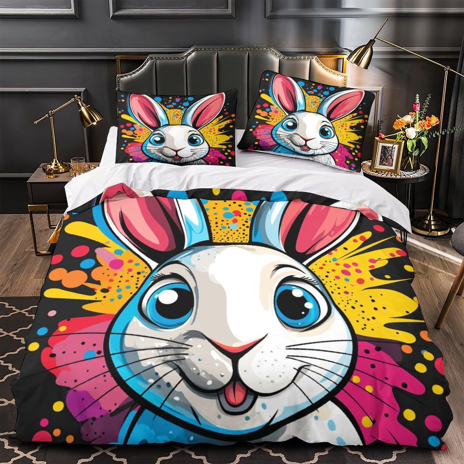 Parure de lit lapin pour décorer la chambre de vos enfants