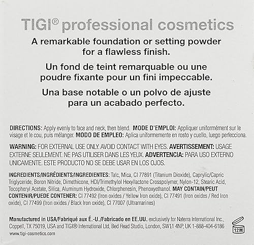 Miniatura 3 de TIGI Cosmetics Base en polvo, Allure, 0.37 onzas