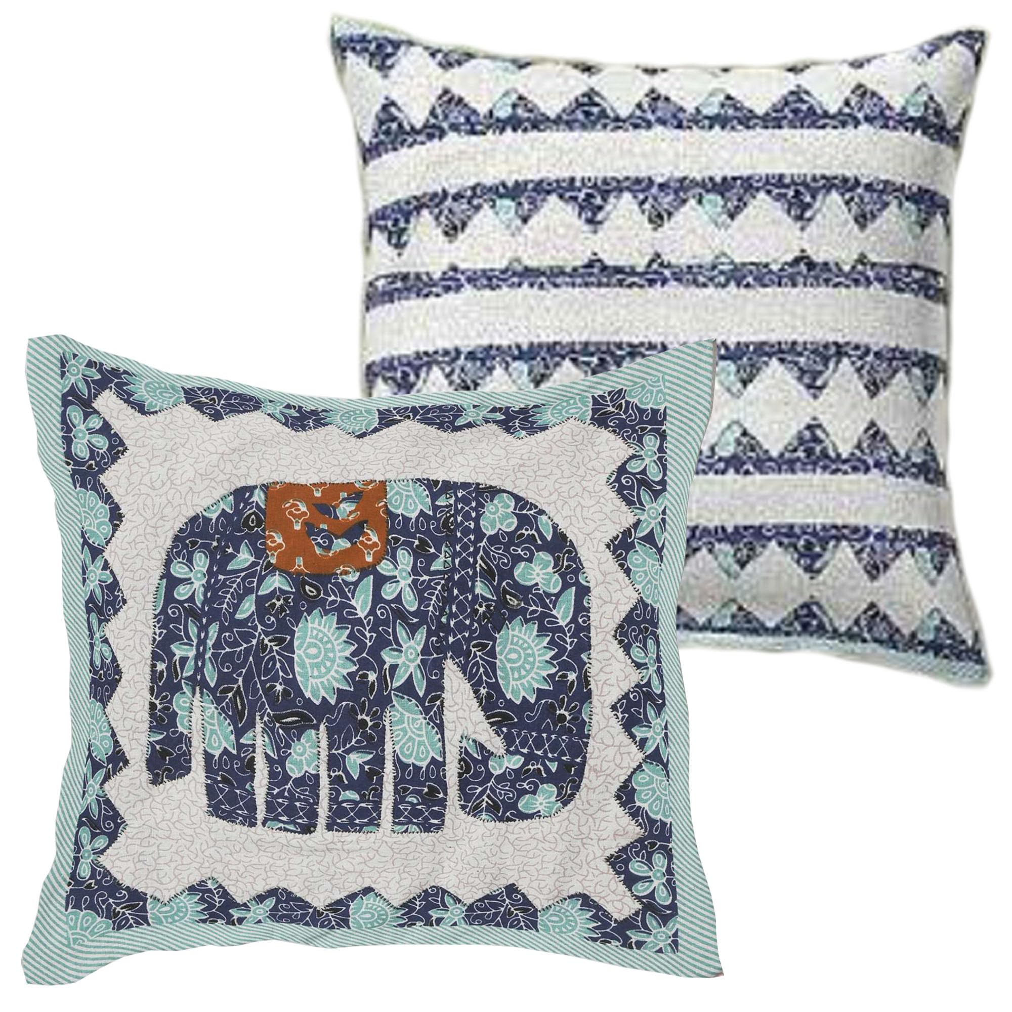 Trance Home Linen 108TC 100% Cotton Diwan Set|Hand Block Jaipuri Printed Design (Set of 8 Piece, 1-Bed Sheet 50x90 Inch|2-Bolster Cover 16x31 Inch|5-Cushion Cover 16x16 Inch)-Tree of Life, Multicolour