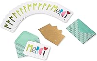 Vista 2 de Tarjetas de agradecimiento Papyrus con sobres, Merci (14 unidades)