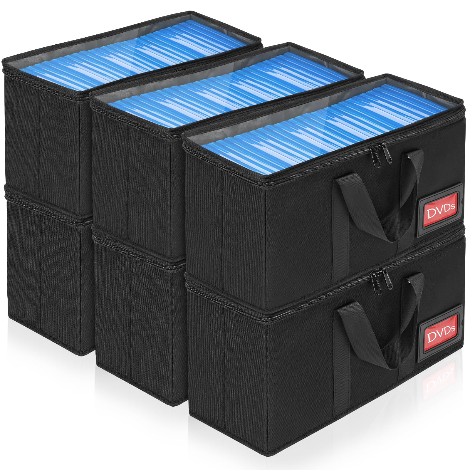 Amazon.com: GYXZ DVD Storage Case 2 Pack, Each Holds 25 DVDs (150