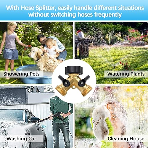 Miniatura 6 de Manguera de agua calentada de 50 pies para divisor de manguera de jardín