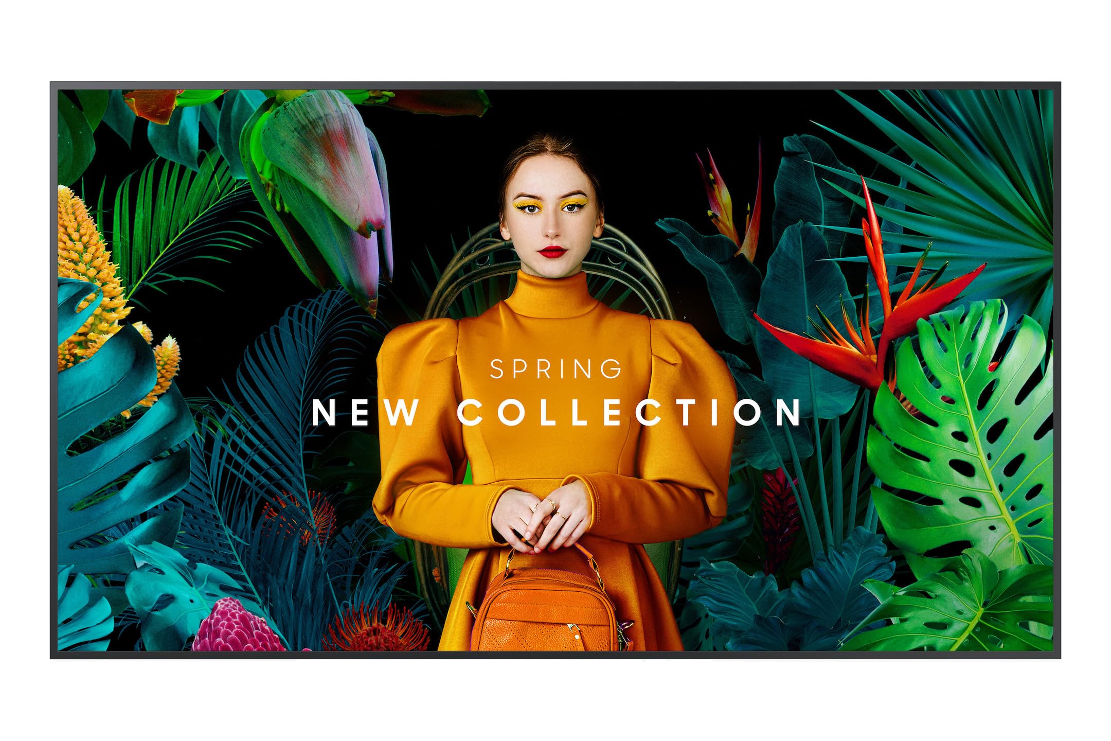 Samsung QH50C - 125 cm (50") Diagonalklasse (125.73 cm (49.5") sichtbar) - QHC Series LCD-Display mit LED-Hintergrundbeleuchtung - Crystal UHD - Digital Signage - Tizen OS - 4K UHD (2160p)
