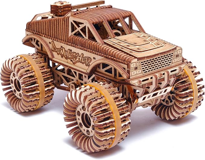 Wood Trick Apocalyptic 3D Wooden Model Car Kit - Build & Ride Up To 26 Feet Wooden Model Car Kits Woodartsupply 7 433a50d9 20d7 4171 B5d1 A5c5aa908a30