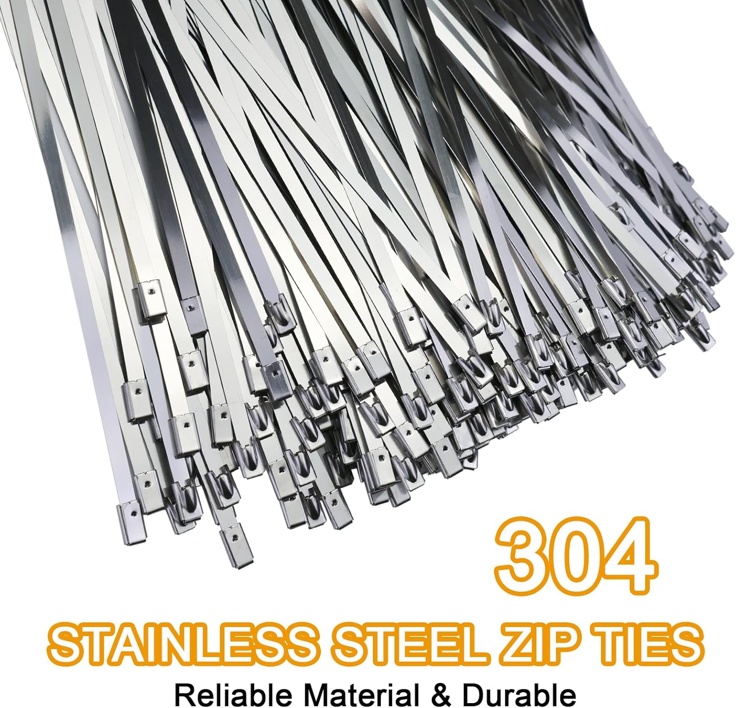 Amazon.co.jp: KRGNPLE SUS304 合計：100本、4.6×250mm ステンレス ケーブル結束バンド 鋼ケーブルタイ  インシュロック タイラップ いんしゅろっく たいらっぷ ステンレス: 文房具・オフィス用品 メタルジップタイ アソートサイズ 7.8+9.8+11.8インチ 304ステンレススチールジップタイ セルフロック 高耐久 220ポ