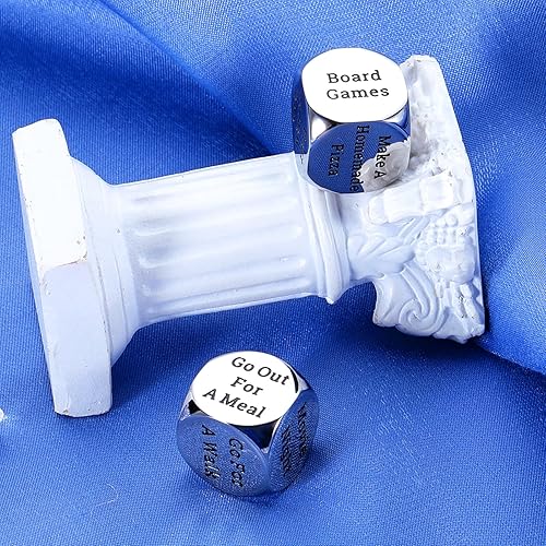 Miniatura 2 de Regalos divertidos para parejas, regalos divertidos para hombres y mujeres, dados de decisión para el 11 aniversario, regalos de acero para marido,