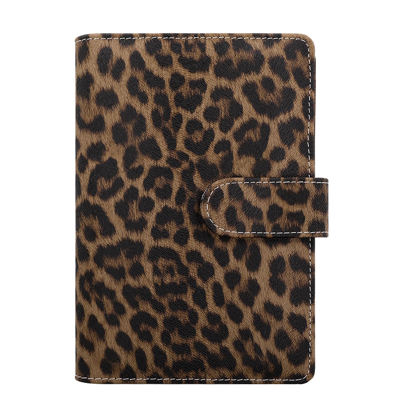 KONVINIT Budget Binder A6,Carpeta de Cuaderno con Sistema de Sobres de Efectivo, Carpeta de Cuaderno,Organizador de Dinero Carpeta de PU para Regalos