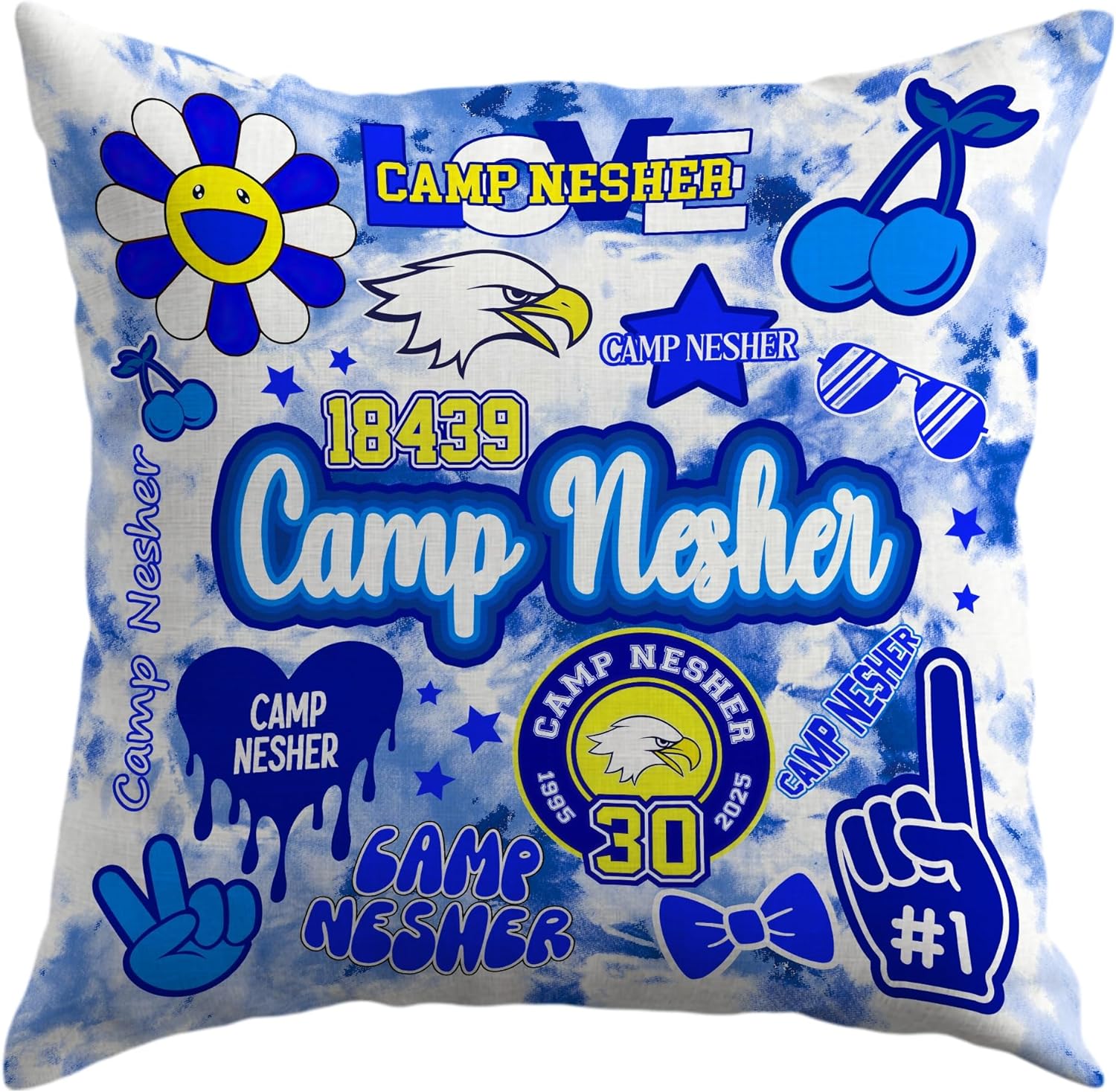 Gilbins Camp Bunk Kids Autograph Pillows A Great Gift for Boys Or Girls (Camp Seneca)
