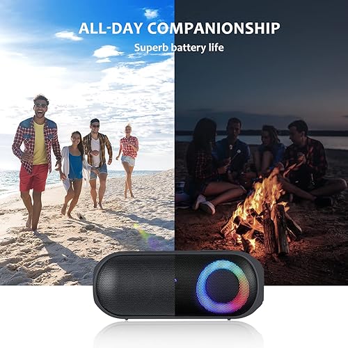 Miniatura 4 de NOTABRICK Altavoces Bluetooth con luz, 30W para interiores y exteriores