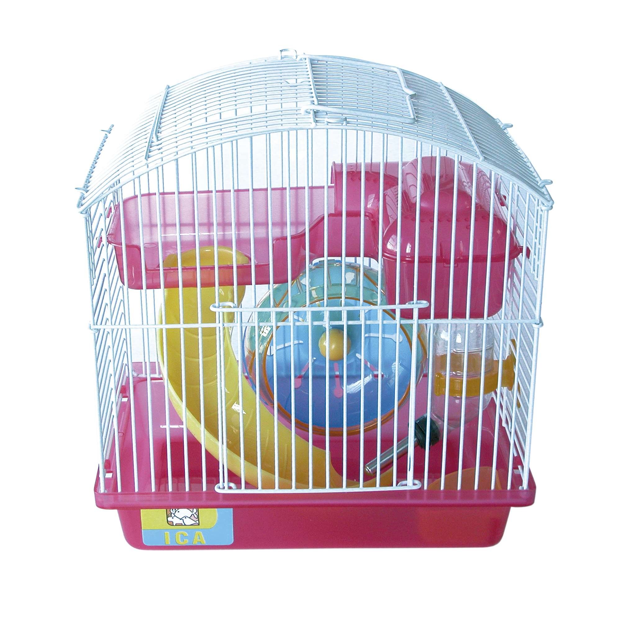 ICA HAM16 Jaula Play Garden Metálica Grande Modelo Curvo